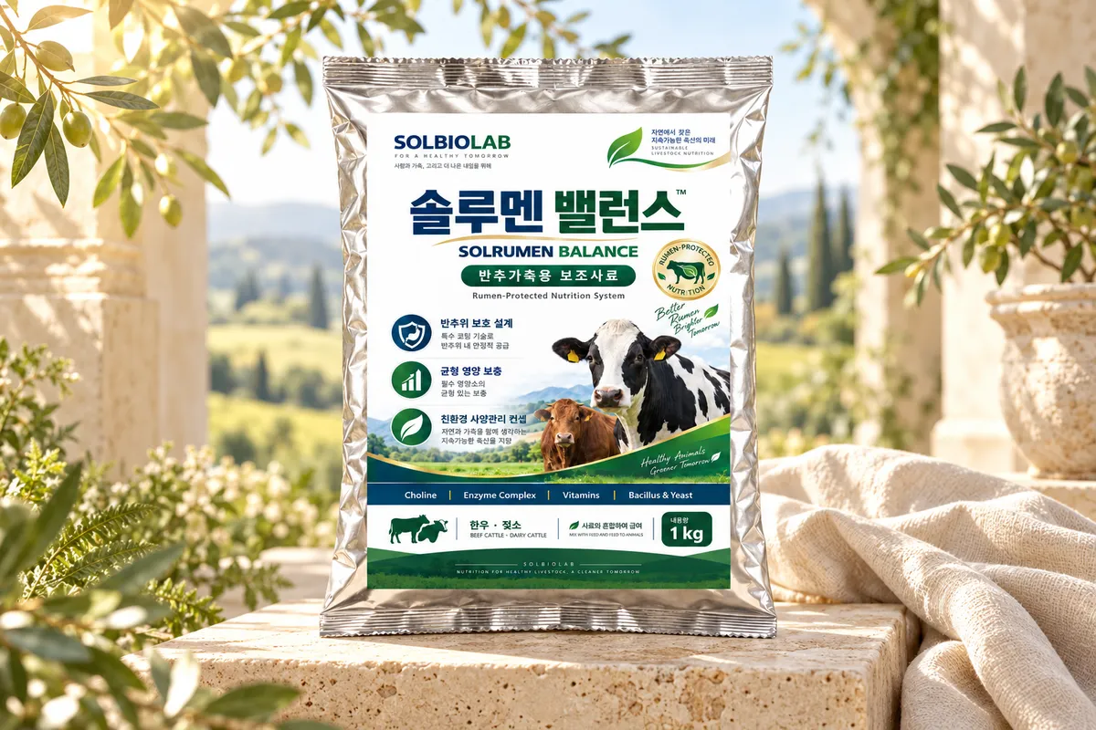 SOLRUMEN BALANCE 1kg 反芻家畜用補助飼料の製品写真